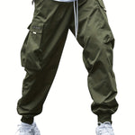 Men’s Cargo Pants – Multi-Pocket Casual Drawstring Trousers for Streetwear & Outdoor Wear Veroocart