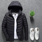 Men’s Winter Heated Jacket – USB Electric Heating Coat, Thermal Warm Cotton Zip-Up Jacket Veroocart