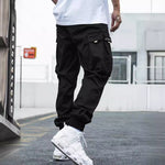 Men’s Cargo Pants – Multi-Pocket Casual Drawstring Trousers for Streetwear & Outdoor Wear Veroocart