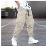 Men’s Cargo Pants – Multi-Pocket Casual Drawstring Trousers for Streetwear & Outdoor Wear Veroocart