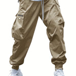 Men’s Cargo Pants – Multi-Pocket Casual Drawstring Trousers for Streetwear & Outdoor Wear Veroocart
